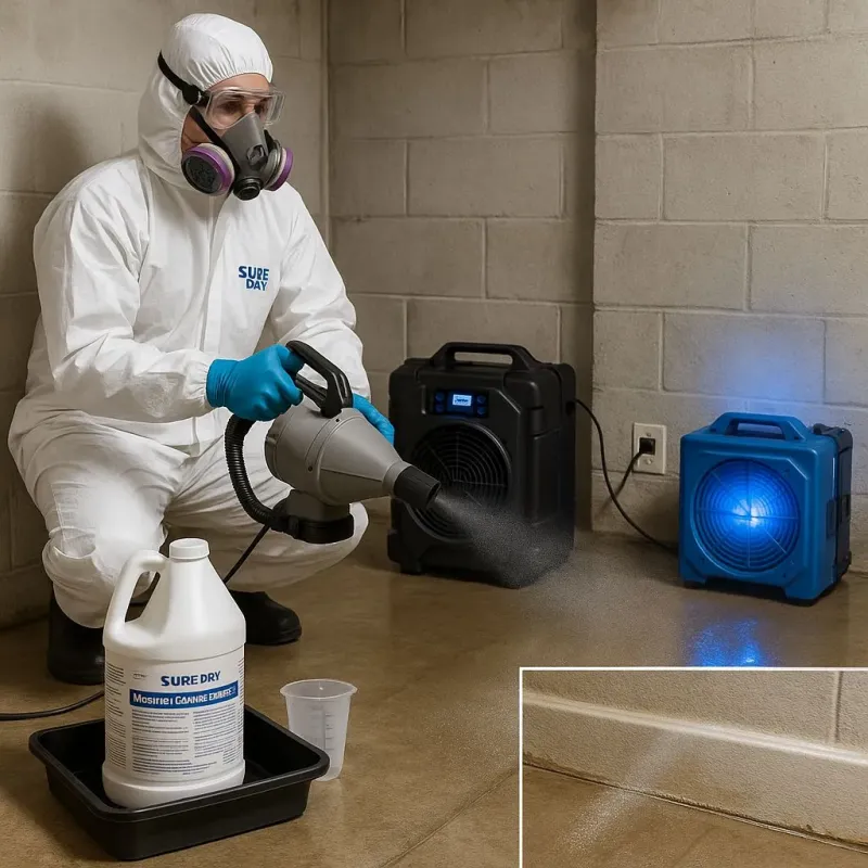 Sanitization and Odor Removal process in Ephrata, PA